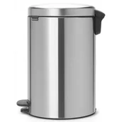 Kosze na śmieci - Brabantia kosz z pedałem NEWICON 20 l stalowy - miniaturka - grafika 1