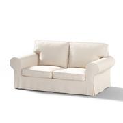 Pokrowce na meble - FRANC-TEXTIL 611  705  01 2-osobowa sofa zapewnia Ektorp nierozkładana, Etna, naturalny biały 611-705-01 - miniaturka - grafika 1