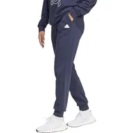 Spodnie rowerowe - adidas Damskie spodnie z nadrukiem French Terry Regular Pants - miniaturka - grafika 1