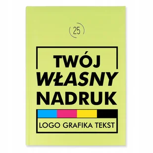 KALENDARZ SELEDYNOWY A5 2025 Książkowy Termiarz TWOJE LOGO GRAFIKA ZDJĘCIE - Notesy i bloczki - miniaturka - grafika 1