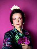 Szlafroki damskie - KIMONO turkus / szlafrok / kopertowa sukienka, autorski wzór 100% wiskoza - miniaturka - grafika 1