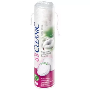 Cleanic Harper Hygenics Pure Effect Soft Touch Płatki kosmetyczne 80 sztuk - Waciki, płatki i patyczki kosmetyczne - miniaturka - grafika 1