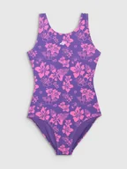 Stroje kąpielowe dla dziewczynek - 4F Kostium kąpielowy jednoczęściowy dziewczęcy - fioletowy 158/164 (12-14 lat) - miniaturka - grafika 1