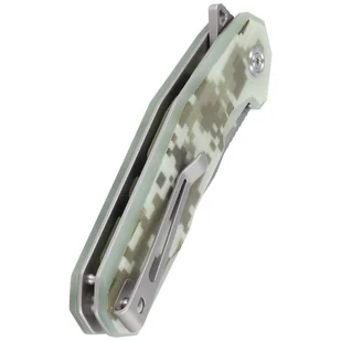 Nóż składany Kubey Carve Camo G10, Bead Blasted AUS-10 (KB237H) - Noże - miniaturka - grafika 5
