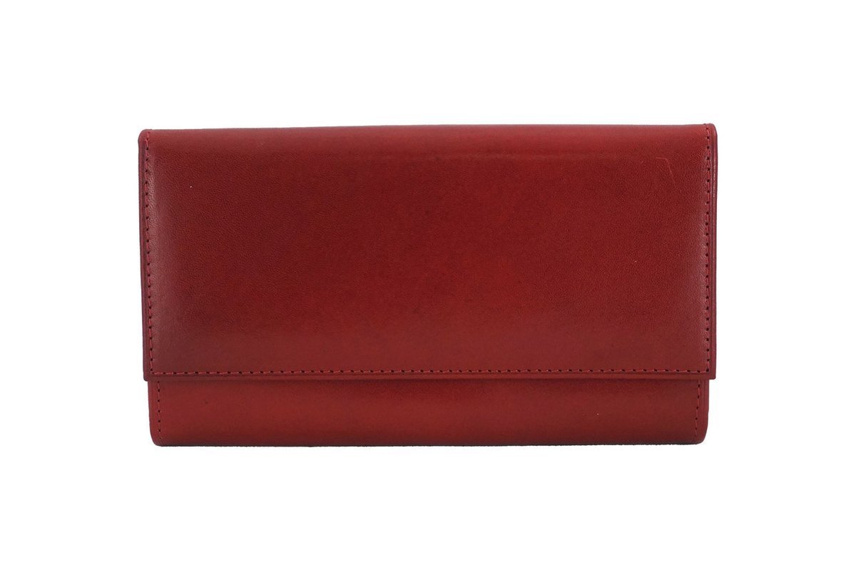 Damski portfel skórzany - Barberini's - Czerwony