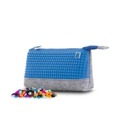 Piórniki - Pixe Crew Piónik do szkoły niebieski - miniaturka - grafika 1