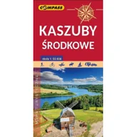 Atlasy i mapy - Wydawnictwo Compass Kaszuby Środkowe. Mapa turystyczna, 1:55 000 praca zbiorowa - miniaturka - grafika 1