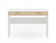 Biurka - Biurko puffi szkolne na laptop stolik szuflada kolor biały klon - miniaturka - grafika 1