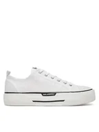 Trampki męskie - KARL LAGERFELD Trampki KL50425 Biały - miniaturka - grafika 1