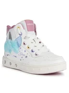 Buty dla dziewczynek - Geox Sneakersy J Skylin Girl J368WC 054AS C0653 D Biały - miniaturka - grafika 1