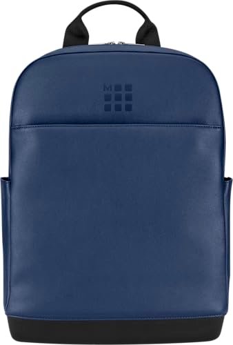 Moleskine Plecak PRO Collection Classic, profesjonalny plecak kompatybilny z laptopem, iPadem, notebookiem do 14 cali, 30 x 41 x 12 cm, kolor szafirowy niebieski