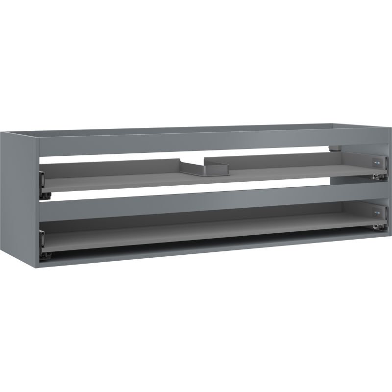 Mexen Box-A korpus szafki podumywalkowej 160 cm, 2 szuflady, grafit mat - 91AX0-1600-470-2-66