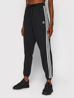 Spodnie sportowe damskie - Adidas Spodnie dresowe Jogger GD2260 Czarny Regular Fit - grafika 1