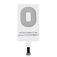 Ładowarki do telefonów - Choetech Choetech adapter do bezprzewodowego ładowania Qi Lightning wkładka indukcyjna biały (WP-IP) WP-IP - miniaturka - grafika 1