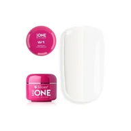 Żele do paznokci - Silcare Żel Budujący Base One Bianco Naturale 15g - miniaturka - grafika 1