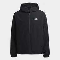 Kurtki męskie - adidas Męska kurtka techniczna Predator, czarna, Czarny, L - miniaturka - grafika 1
