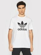 Koszulki męskie - Adidas T-Shirt adicolor Classics Trefoil H06644 Biały Regular Fit - miniaturka - grafika 1
