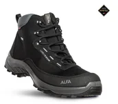 Buty trekkingowe męskie - Buty trekkingowe męskie ALFA KJERR GTX - Black-EU-45 - miniaturka - grafika 1