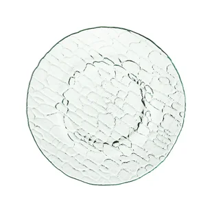 Talerzyk deserowy szklany 20,5 cm DIVES zielony - Talerze - miniaturka - grafika 1