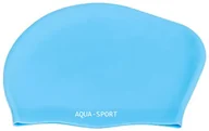 Pływanie - AQUA-SPORT Czepek pływacki silikonowy na długie włosy - miniaturka - grafika 1