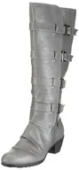 Kozaki damskie - Andrea Conti Damskie kozaki 0592348, szary - szary antracytowy - 41 EU - miniaturka - grafika 1