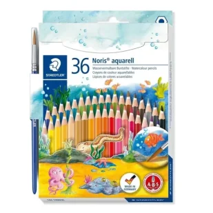 Kredki akwarelowe Noris Club 36 kolorów STAEDTLER - Długopisy - miniaturka - grafika 1