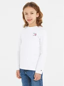 Bluzki damskie - Tommy Hilfiger Bluzka KB0KB08627 S Biały Regular Fit - miniaturka - grafika 1