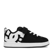 Buty dla chłopców - Sneakersy DC Shoes EO-COURT GRAFFIK ELASTIC TODDLER DC02547002 Czarny - miniaturka - grafika 1