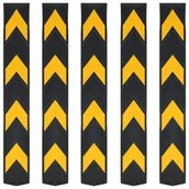 Wyposażenie miejsc publicznych - Narożne odboje odblaskowe, 5 szt., gumowe, 80 cm - miniaturka - grafika 1