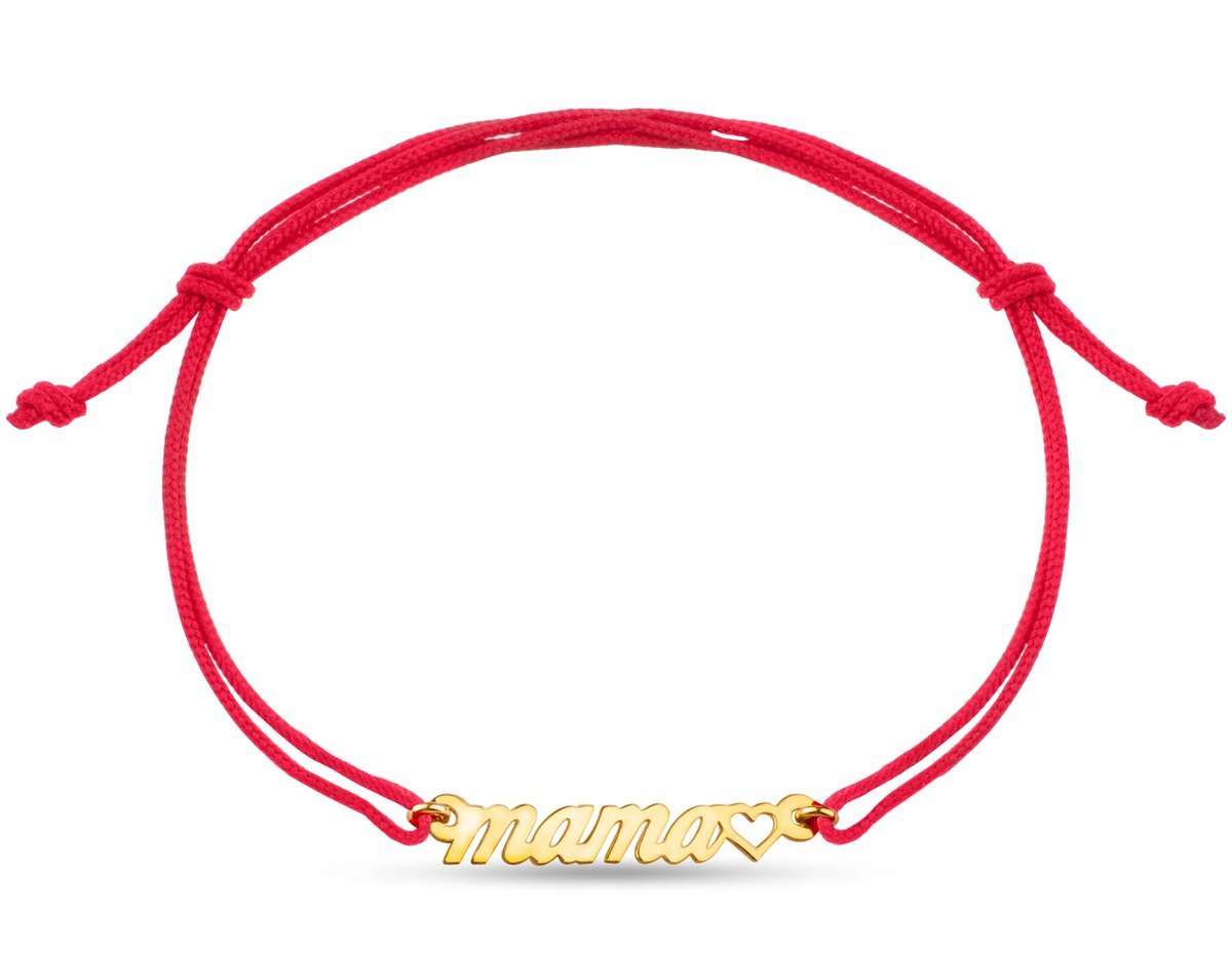 ZŁOTA BRANSOLETKA PREZENT DLA MAMY MAMA 333