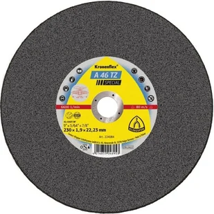 Klingspor Tarcza do ciecia A46TZ płaska 125 x 1.6 x 22 mm - Tarcze do pił - miniaturka - grafika 2