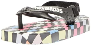 Havaianas Baby Check, Sandały Unisex Dziecko, White, 26 EU, Biały, 26 EU - Buty dla dziewczynek - miniaturka - grafika 1