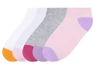 Skarpetki dla dzieci - lupilu® Stopki dziecięce, 5 par (Szary/biały/różowy, 35-38) - miniaturka - grafika 1