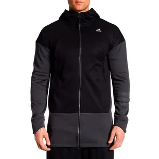Adidas bluza męska młodzieżowa koszykarska czarna AX8407 L - Bluzy męskie - miniaturka - grafika 1