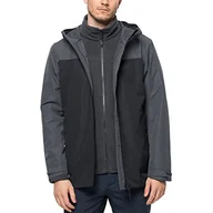 Kurtki męskie - Jack Wolfskin Męska kurtka Taubenberg 3 w 1 Jkt M - miniaturka - grafika 1