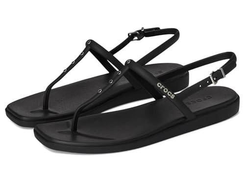 Crocs Damskie japonki z ćwiekami Miami, Czarny, 42/43 EU