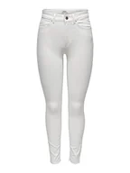 Spodnie damskie - ONLY OnlBLUSH HW dżinsy damskie skinny fit, biały, (L) W / 32L - miniaturka - grafika 1