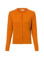Swetry damskie - Tommy Hilfiger Kardigan damski Kobiety Bawełna pomarańczowy jednolity, S - miniaturka - grafika 1
