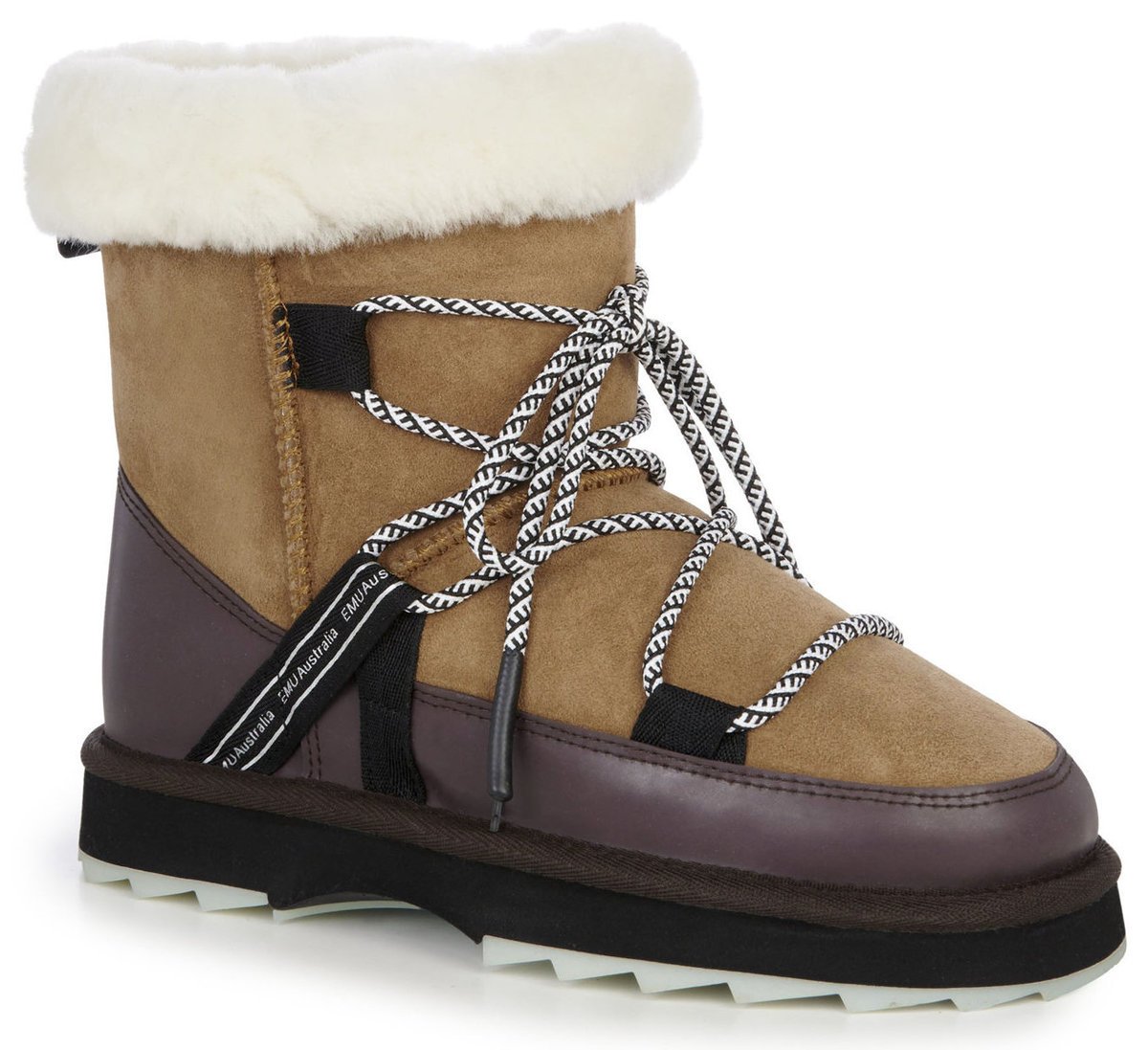 Buty damskie Emu Australia zimowe śniegowce Blurred ocieplane wełną-38