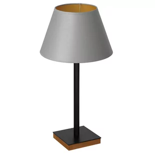 Luminex Table lamps 3761 lampa stołowa lampka 1x60W E27 czarny/szary/naturalny/złoty - Lampy stojące - miniaturka - grafika 1