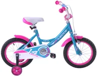 Rowery - Rower dziecięcy 14 LECCE Girl niebiesko-różowy - miniaturka - grafika 1