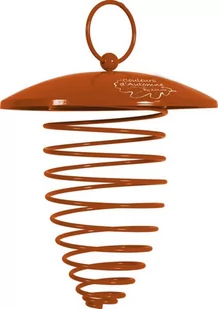 Zolux pomarańczowa spirala z daszkiem na kule tłuszczowe - Akcesoria dla ptaków - miniaturka - grafika 1