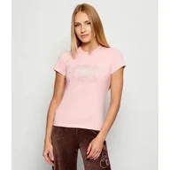 Koszulki i topy damskie - Juicy Couture T-shirt DOG CREST HILTON Slim Fit - miniaturka - grafika 1