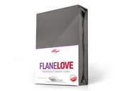 Prześcieradła - Darymex Prześcieradło flanelowe z gumką szare 90x200 dx-90-pfl-06 - miniaturka - grafika 1