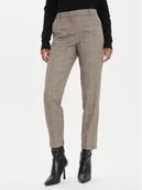 Spodnie damskie - Morgan Chinosy 242-PICTA.F Beżowy Slim Fit - miniaturka - grafika 1