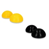 Dyski i twistery - YellowBALANCE półkule sensomotoryczne, jeżyk 16cm Żółty - miniaturka - grafika 1