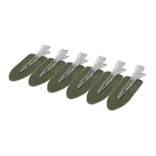 Pozostałe akcesoria fryzjerskie - Fox Earth Colors, metalowe spinki do włosów, zielone, 6 sztuk - miniaturka - grafika 1