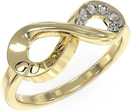 Pierścionki - Biżuteria GUESS JUBR03263JWYG. Pierścionek, Kolor złoty. Kobieta. - miniaturka - grafika 1