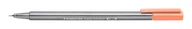 Cienkopisy - Staedtler, Cienkopis trójkątny triplus, łososiowy, 0.3 mm - miniaturka - grafika 1