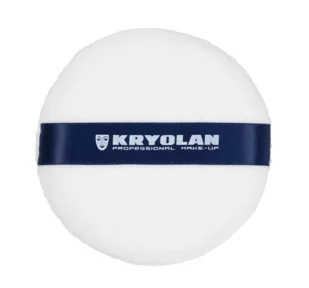 KRYOLAN POWDER PUFF PUSZEK DO PUDRU BIAŁY 9CM - Gąbeczki do makijażu - miniaturka - grafika 1